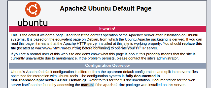 Ubuntu 下快速部署安装 Apache